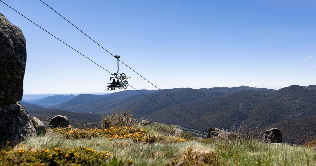 Fitted with bike racks, a network of lifts takes visitors and bikes directly back to the top of the gravity trail network with some amazing views to soak in along the way. Thredbo, Snowy Mountains