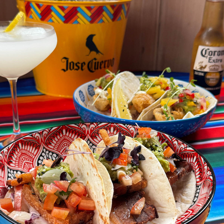 Mexican tacos served at The Mad Mexican Batemans Bay