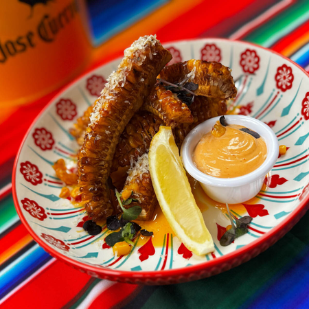 Mexican corn ribs at The Mad Mexican Batemans Bay.