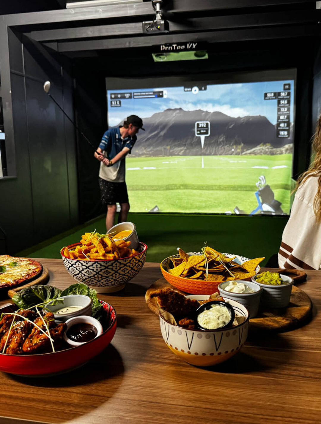 The Mad Mexican food served at Batemans Bay Indoor Golf Bar & Lounge